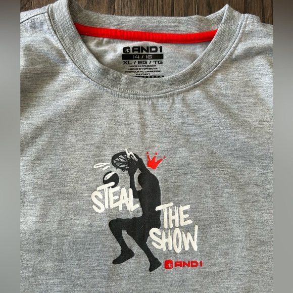 And1 Tshirt size 14/16 (XL) - Picture 3 of 4